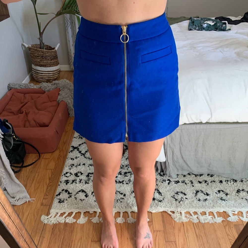 Blue Express Mini Skirt